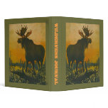 BINDER ~ MOOSE WADING REMOTE WILDERNESS JOURNAL