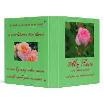 BINDER, "MY ROSES", NOTES, PHOTOS, ARTICLES . . . by whatawonderfulworld BINDER, "MY ROSES", NOTES, PHOTOS, ARTICLES . . .