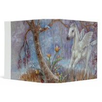 Binder - Pegasus Ivory Foal by pawtraitart Binder - Pegasus Ivory Foal