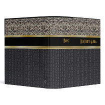 Binder Photo Album Gold Leather Look Ocelot Skin