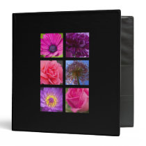 Binder - Pink Purple Flowers