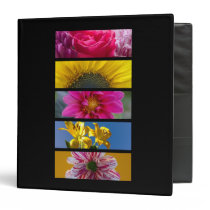 Binder - Pink & Yellow Macro Flowers