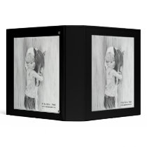 Binder, Pony Love, Graphite Drawing with Black Bin