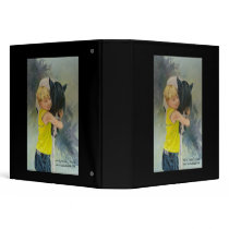 Binder, Pony Love Painting with Black Binder