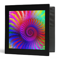 Binder - Psychedelic Fractal pink red purple