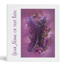 Binder - Purple Fairys Feather
