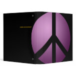 Binder Purple Peace, School, Recipes, Journal