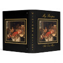 Binder Recipe Book Still Life Food Feasts by Zazzle_Vintage Binder Recipe Book Still Life Food Feasts