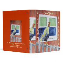 Binder - Recipes - Rooster/Chicken Art