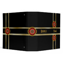 Binder Red Motif Black Photos Business Office by Zizzago Binder Red Motif Black Photos Business Office