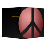 Binder Red Peace, School, Recipes, Journal
