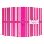 Binder school subject pink cute chic girly fun