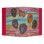 binder skulls dia de los muertos mex festival