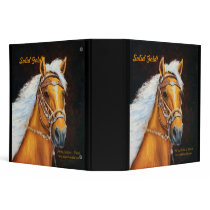 Binder, Solid Gold, Palomino Peruvian, BlackBinder