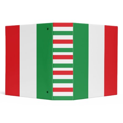 Binder :: Stripes of Italy by adellaandmella