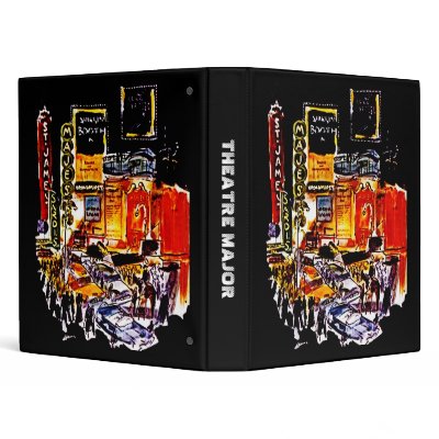 BINDER ~ STUDY THEATRE THEATER ARTS BROADWAY by layooper