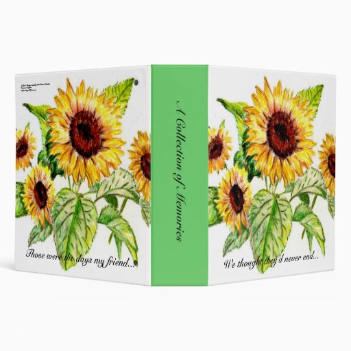 Binder, Sunflowers Binders | Zazzle