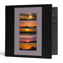 Binder - Sunset Strips purple pink orange yellow