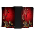 Binder Tiger Cheetah Leopard Lion Wild Animals