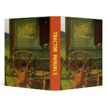BINDER ~ TRACTOR OWNERS & REPAIR MANUAL STORAGE