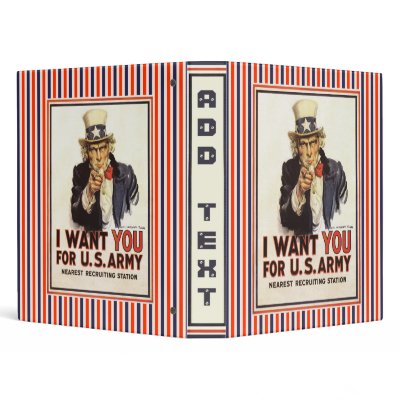 Binder: Uncle Sam - I Want You by VintageCabaret