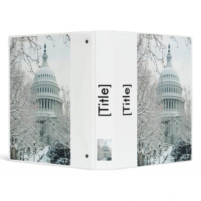 Binder / United States Capitol by moxieann