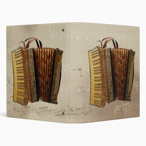 Binder Vintage Accordion Zazzle