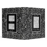 Binder Vintage Black White Floral Photo Album