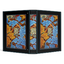 Binder William Morris Print Blue Floral