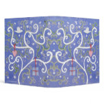 Binder with Dove and Swirly Tree