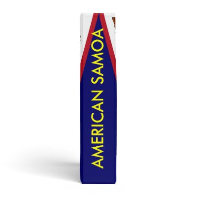 Binder with Flag of American Samoa, USA by AllFlags