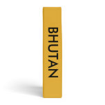 Binder with Flag of Bhutan