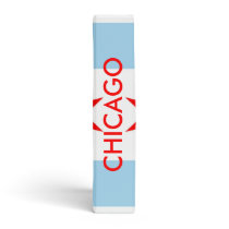 Binder with Flag of Chicago, Illinois, USA binders