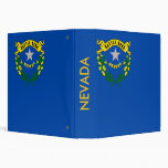 Binder with Flag of Nevada, USA