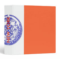 Binder with Flag of New York, USA binders