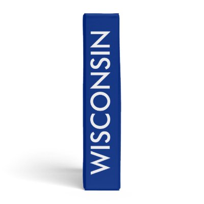Binder with Flag of Wisconsin, USA by AllFlags