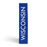 Binder with Flag of Wisconsin, USA