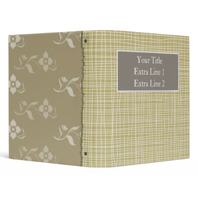 Binder With Floral Scrapbook Background by NixxysPicks