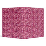 Binder with Fuschia Flower Design