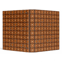 Binder with Orange on Espresso Circular Design by TheSmilingHeart Binder with Orange on Espresso Circular Design