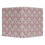 Binder with Victorian Design in Mauves/Creams