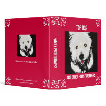 Binder with West Highland Terrier