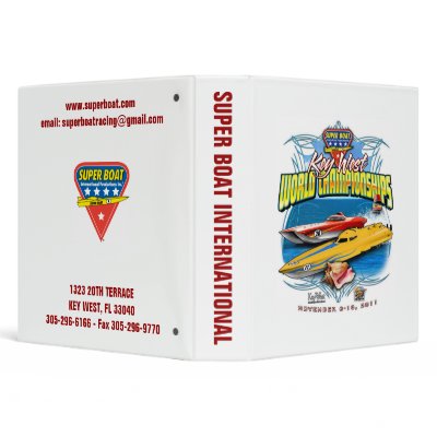 Binder With World Championship logo by Superboat