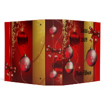 Binder Xmas Photo Album Christmas Red Balls by Zizzago Binder Xmas Photo Album Christmas Red Balls