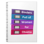 Binders Full of Women for Obama Notebook