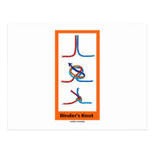 Binder's Knot (One-Sided Overhand Bend) Post Card