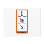 Binder's Knot (One-Sided Overhand Bend) Post Card