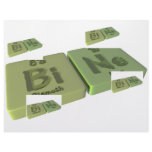 Bine as Bi Bismuth and Ne Neon Letterhead Design