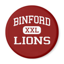 Binford - Lions - Middle - Richmond Virginia magnets by customteamsportswear Binford - Lions - Middle - Richmond Virginia magnets