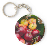 Bing And Rainier Cherries Key Chains
